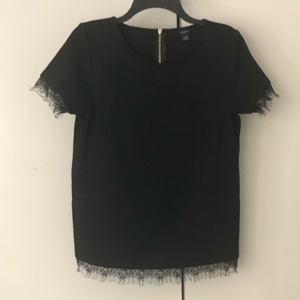 Ann Taylor, petite, black, top